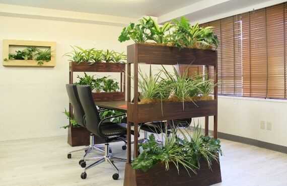 設置例：Office-5◎広島市のグリーンレンタルはグリーンポケット広島西