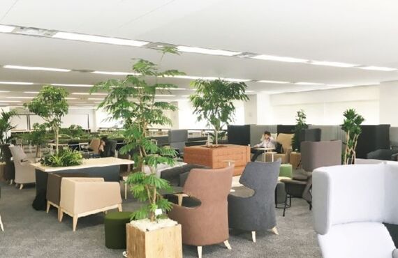 設置例：Office-7◎広島市のグリーンレンタルはグリーンポケット広島西