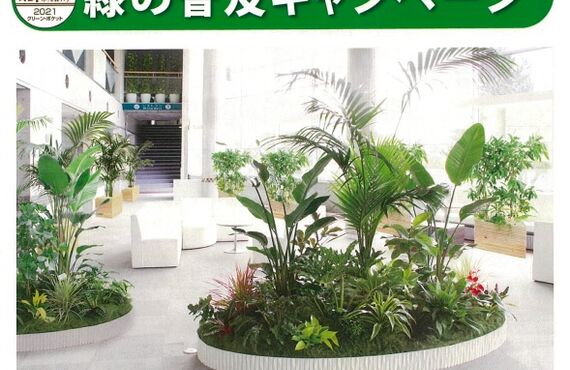 春の「緑の普及キャンペーン」を実施しています-3◎広島市のグリーンレンタルはグリーンポケット広島西